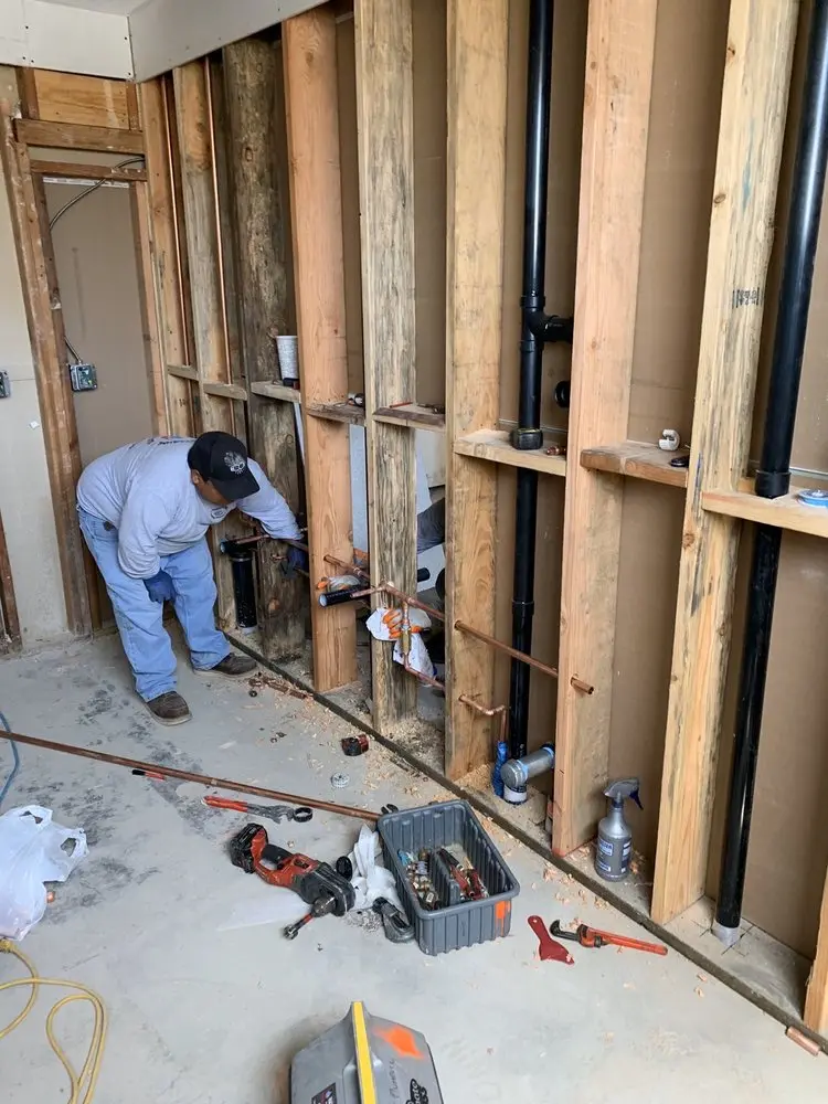 Commercial rough-in plumbing for Commercial Plumbing in Hiawatha Gardens